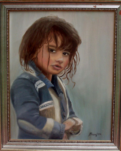 Kurdish Girl Paint